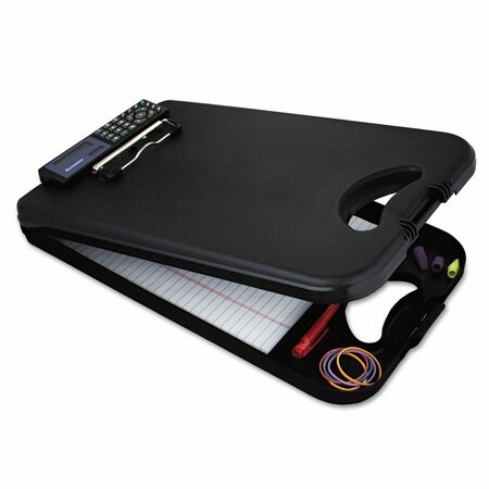 Saunders Clipboard Deskmate with Calculator 1/2", Black 00534